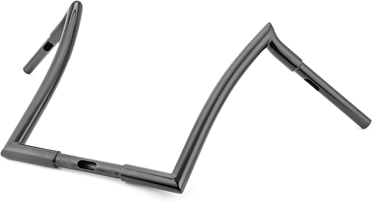 Gloss Black 10" Rise Steel Handlebar R80079