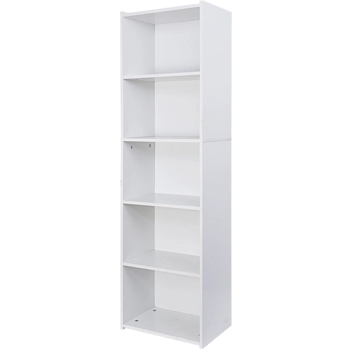 5-Tier Narrow Bookshelf with Adjustable Shelves S368