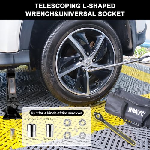 2.5 Ton Universal Scissor Jack with Lug Wrench V672780