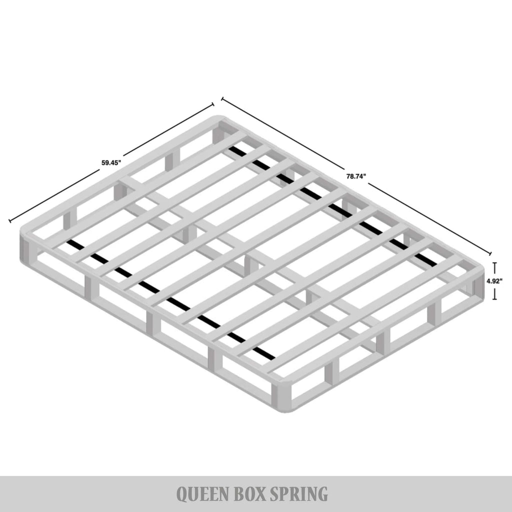 Queen Size Wooden Box Spring M550