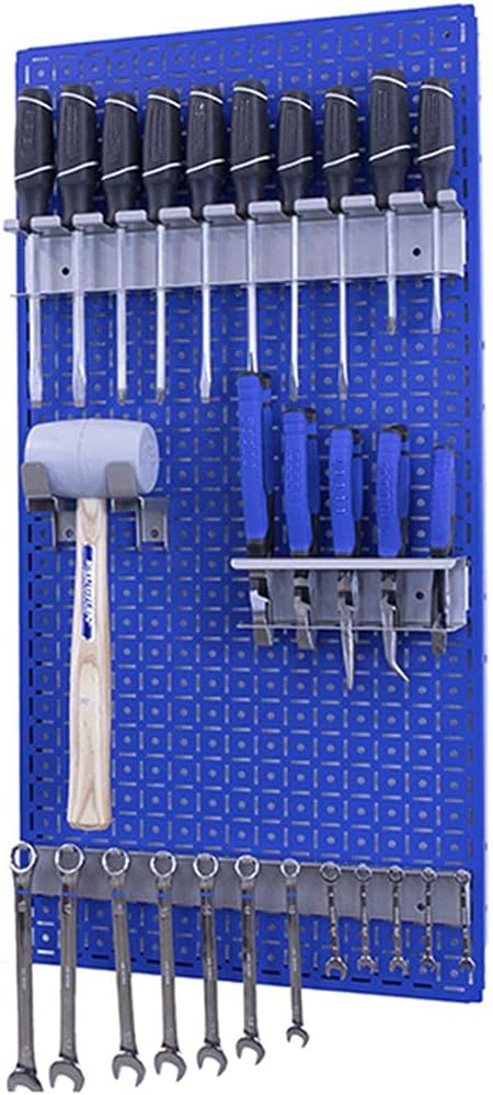 Black/Red Metal Pegboard System M869