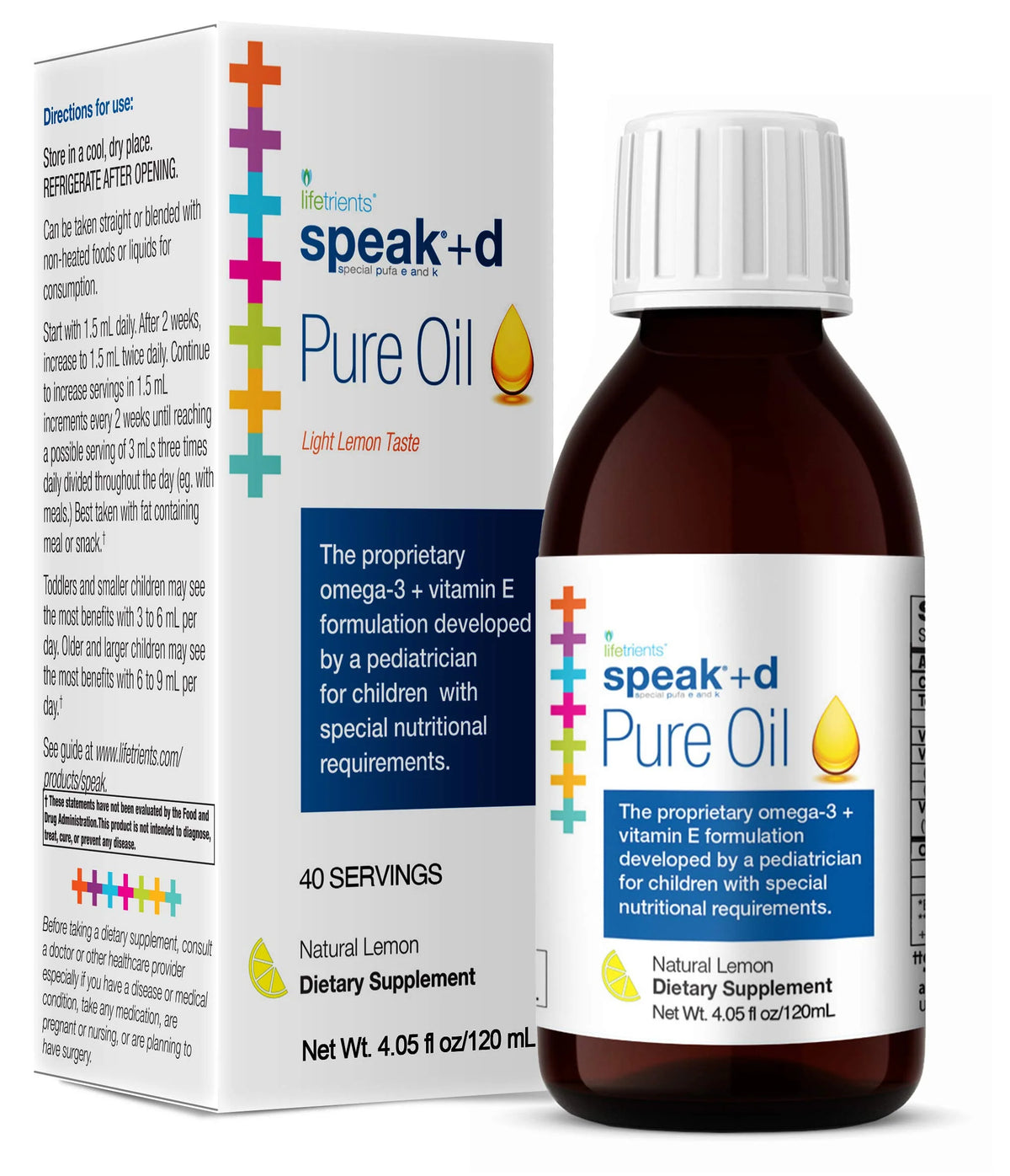 Natural Lemon Oil 4.05 oz with Omega-3 Vitamin E D & K W80731