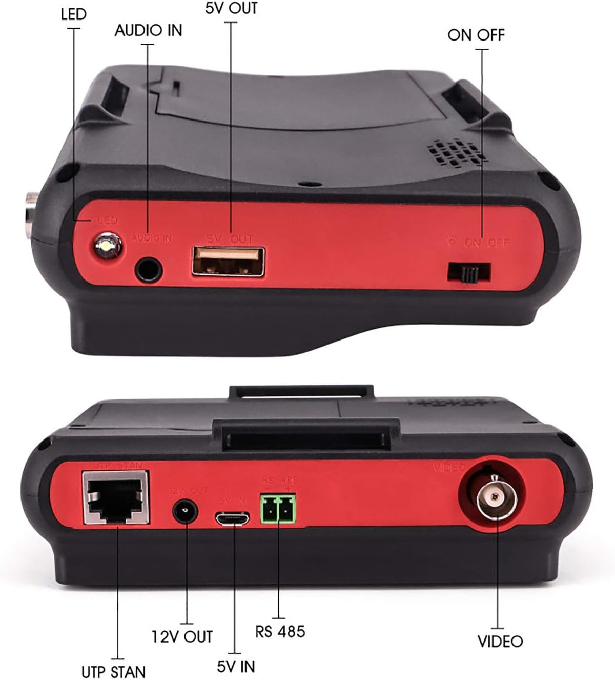 5'' Wrist CCTV Tester Analog Camera Monitor, Pack of 2 R13838