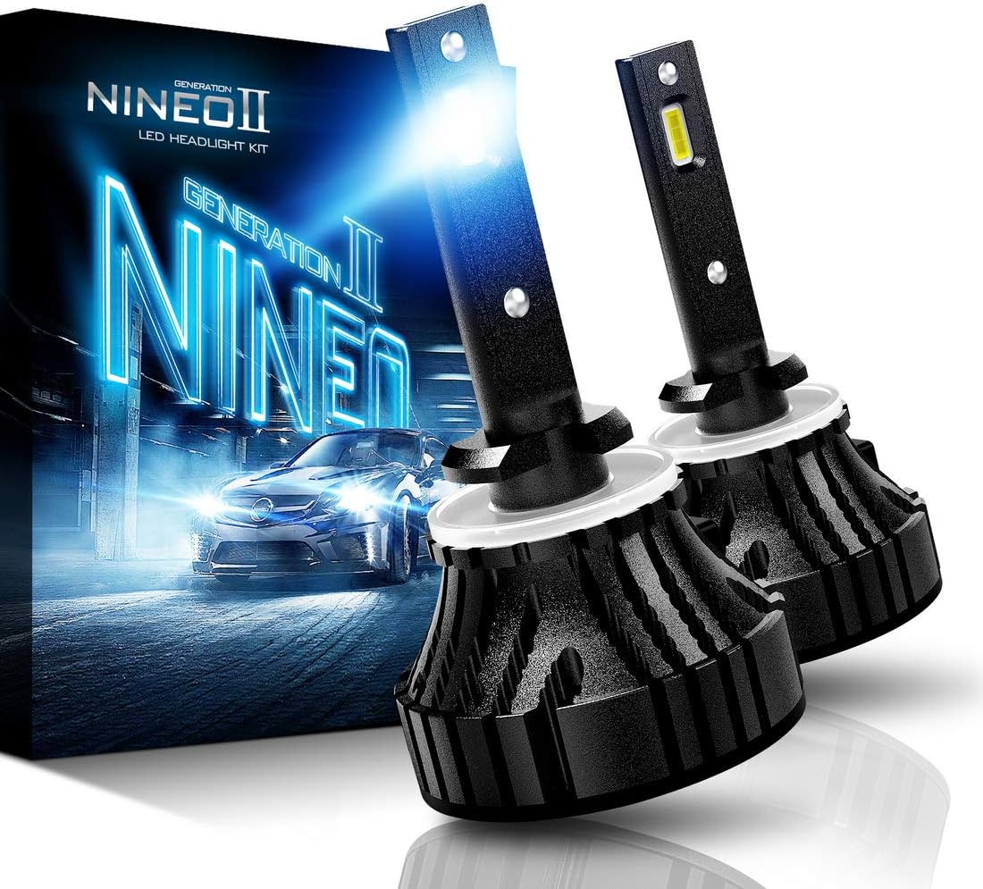 H11 LED Bulbs 6500K Cool White 12000LM 60W Pack of 2 E157