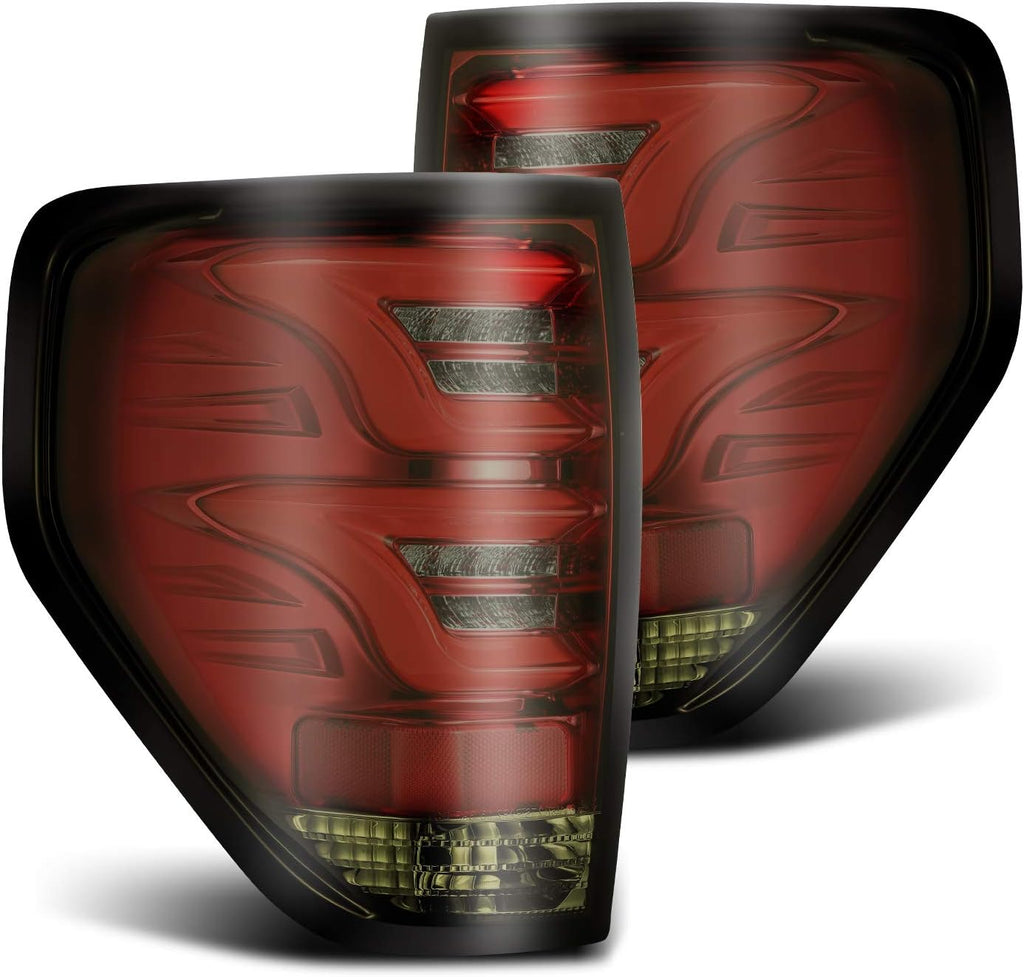Full LED Red Smoke Tail Lights Left/Right Assembly N26168