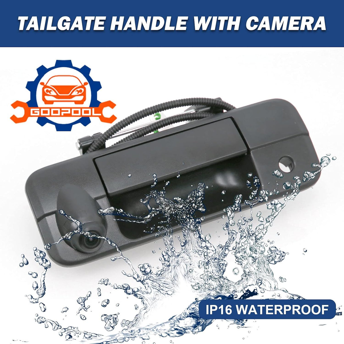 Tailgate Backup Camera Rear View Handle A4307