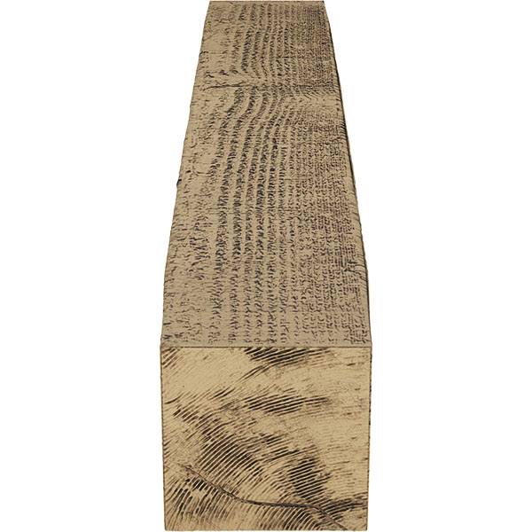 Rough Sawn Faux Wood Fireplace Mantel X9569