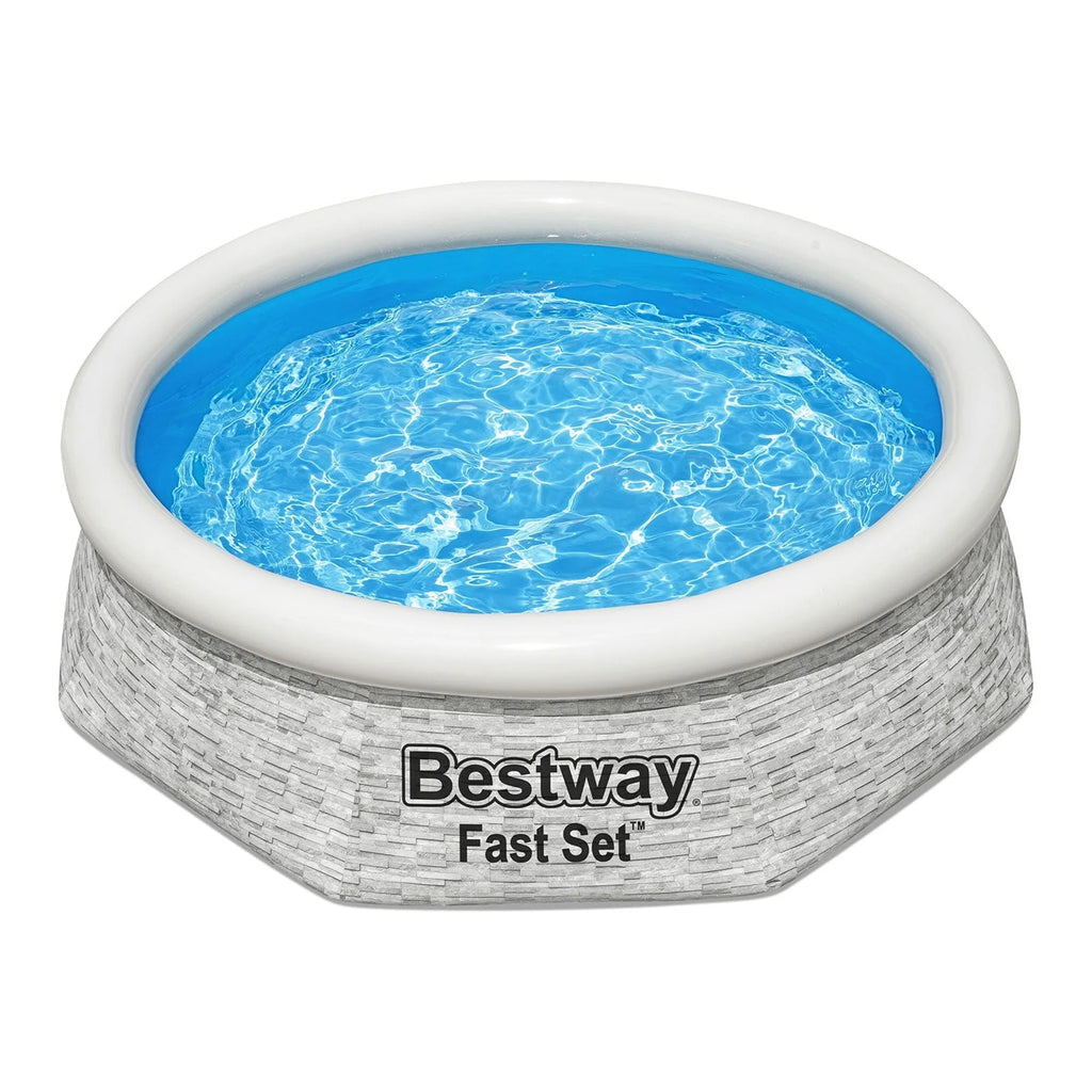 12' x 30 Round Inflatable Swimming Pool Set E370