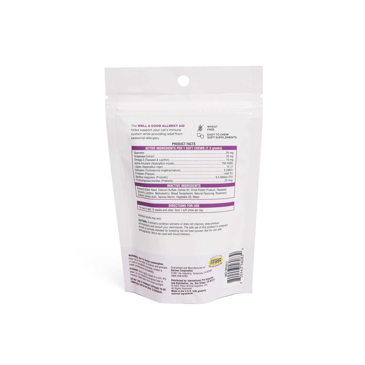 Cat Allergy Soft Chews M3209