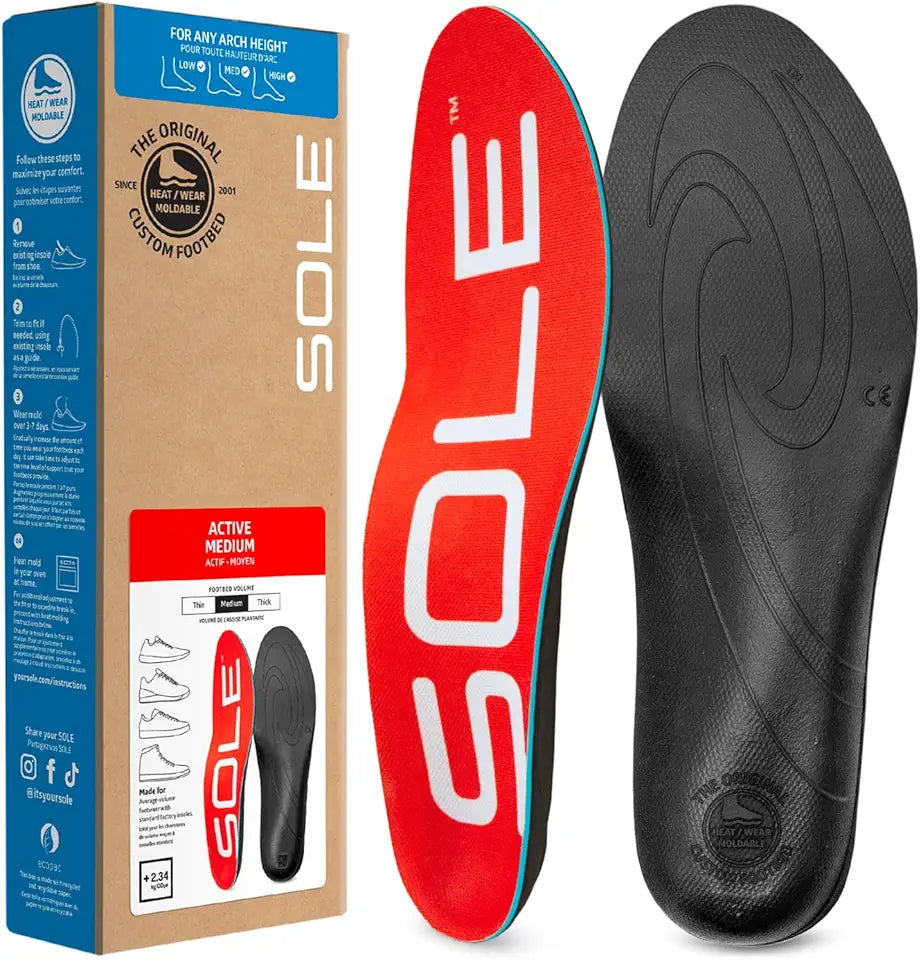 Arch Support Insoles Men's Size 12/Women's Size 14 L47023