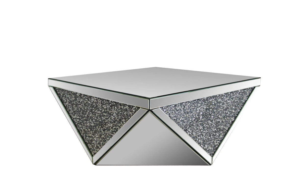 Clear Square Mirrored Coffee Table T5201