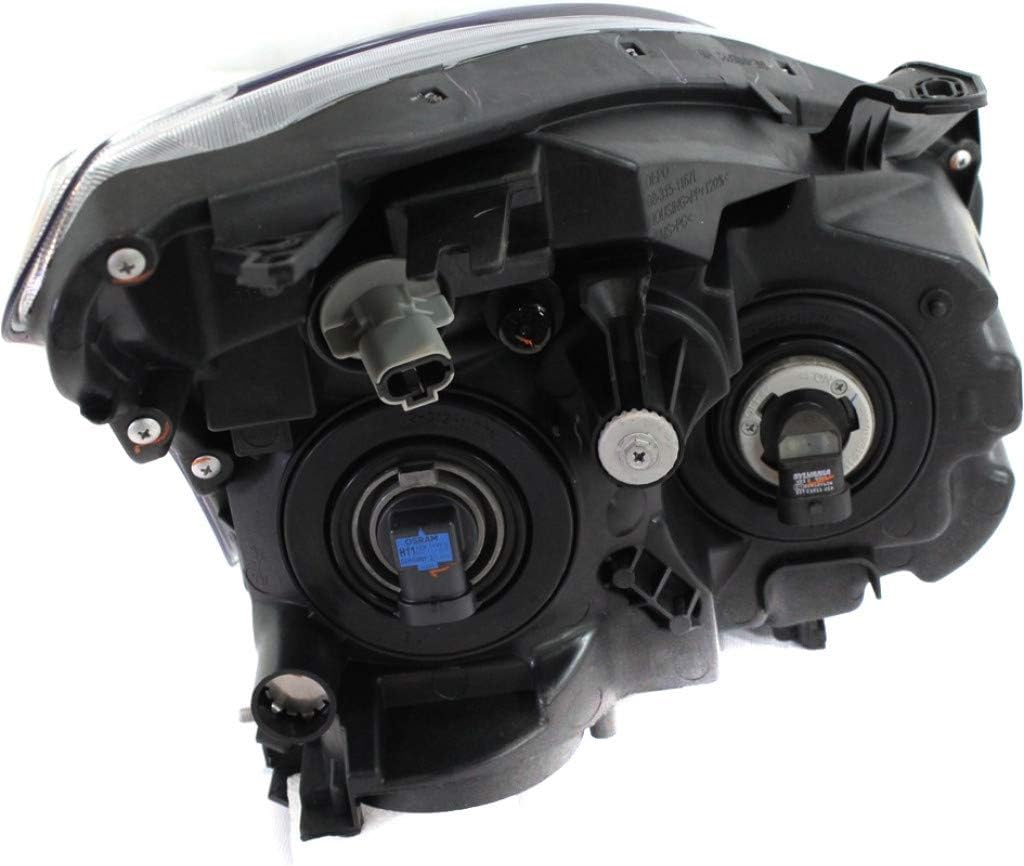 Headlight Assembly for Nissan Rogue 2009 2010 Driver Side Halogen G516