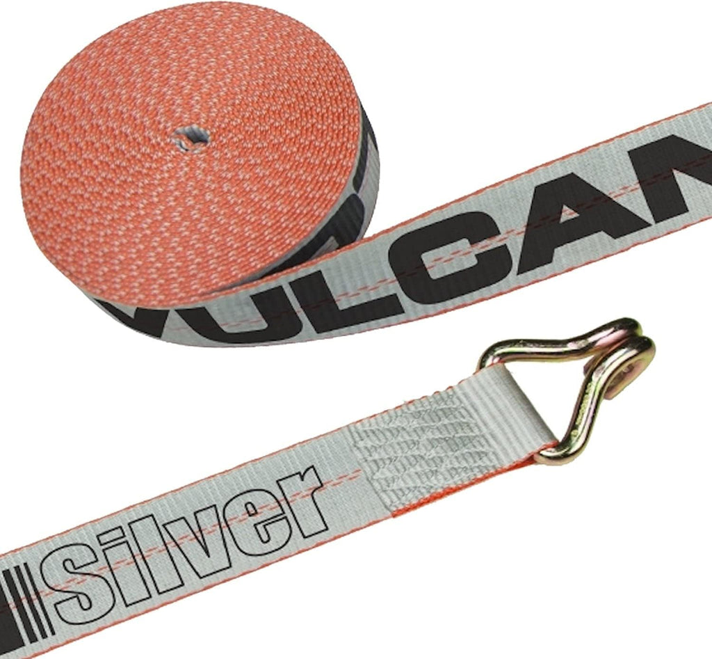 2 Inch x 27 Foot Winch Strap with Wire Hook, 4 Pack J96687