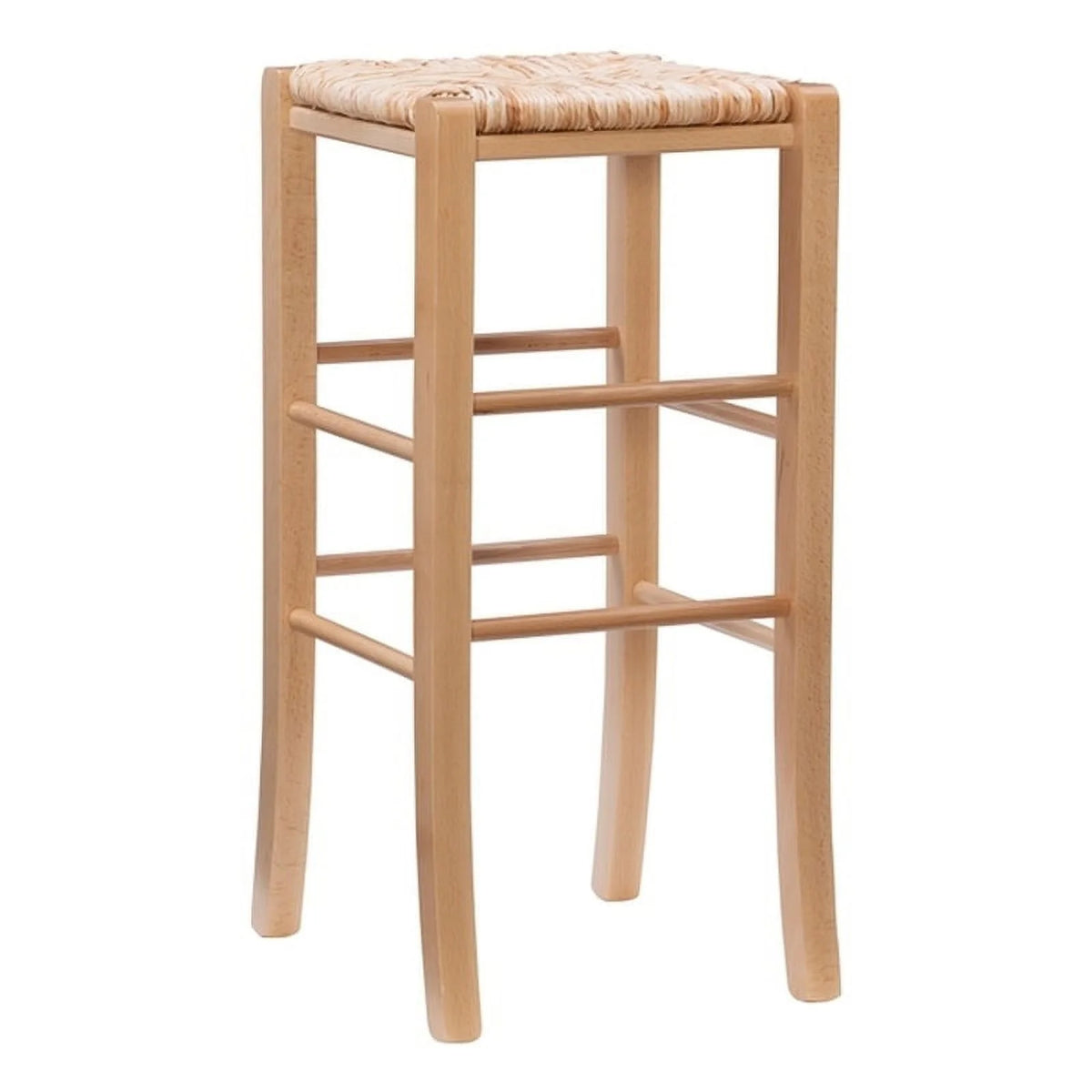 29.15" Traditional Wood Backless Bar Stool N91788