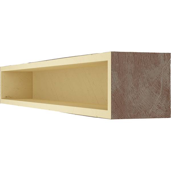 Aged Pecan Faux Wood Fireplace Mantel V2149