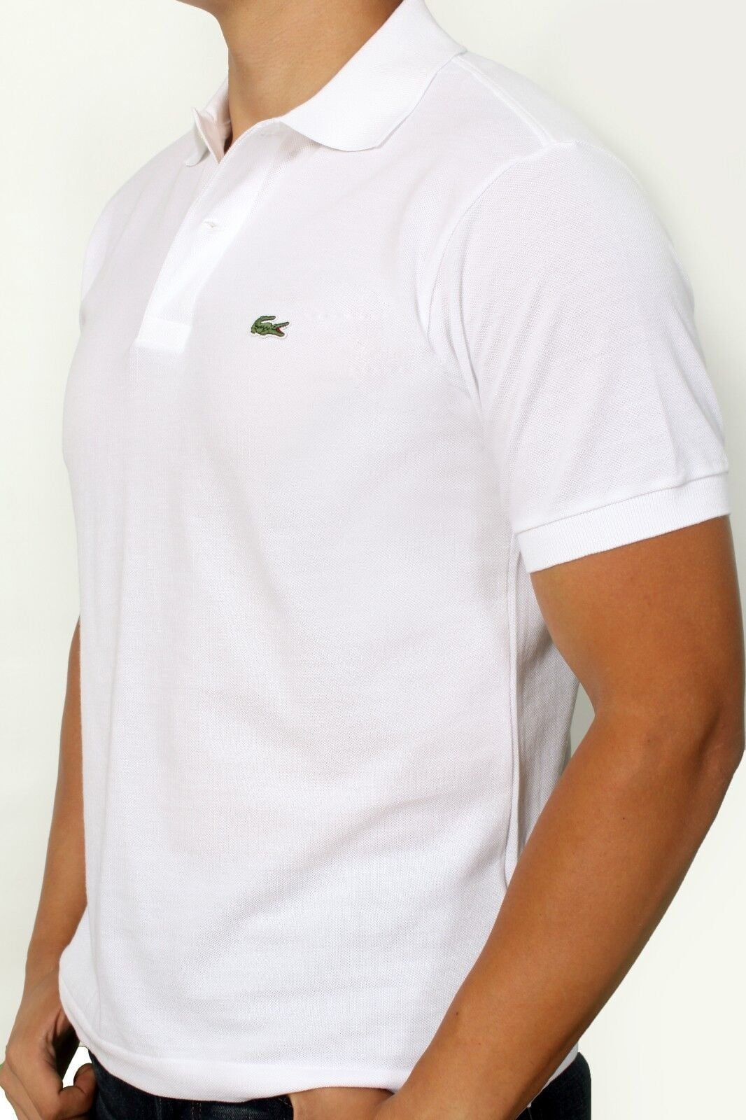 White Men's Classic Fit Short Sleeve Polo Shirt N43030