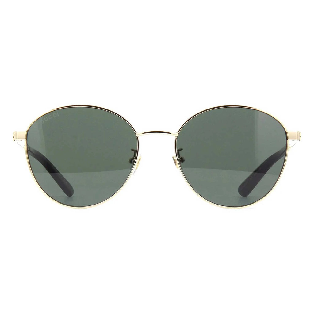 Gold Black Full Rim Sunglasses I2314