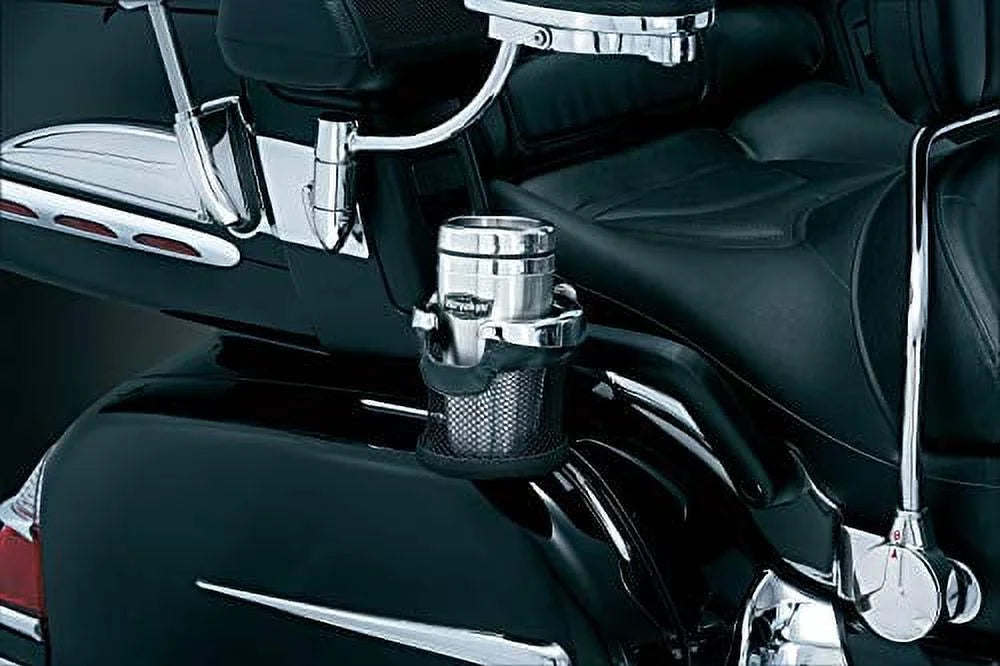 Chrome Passenger Cup Holder for Honda Gold Wing Motorcycles G6079