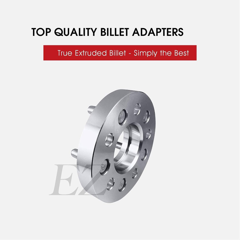 4 Hub Centric Wheel Adapters 5 Lug 130mm 1" S562