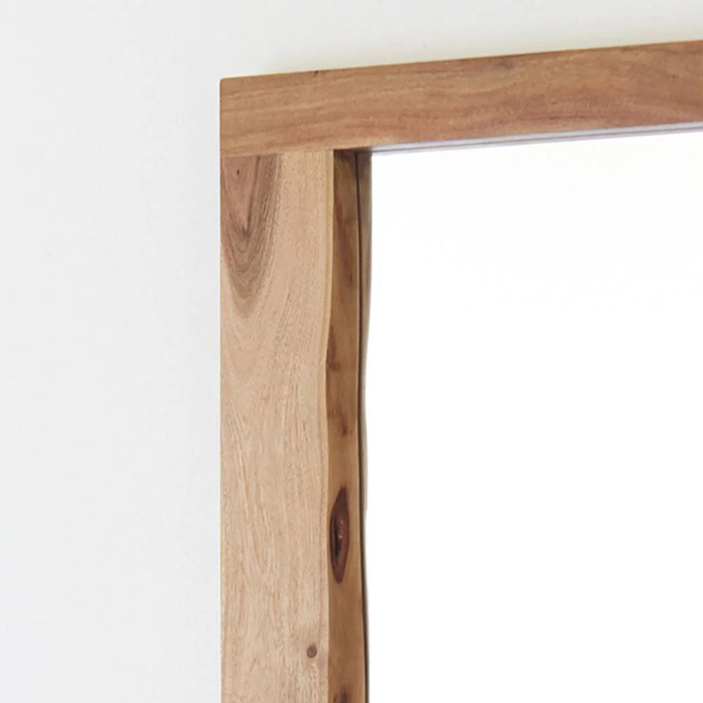 Natural Live Edge Wood Mirror N88514