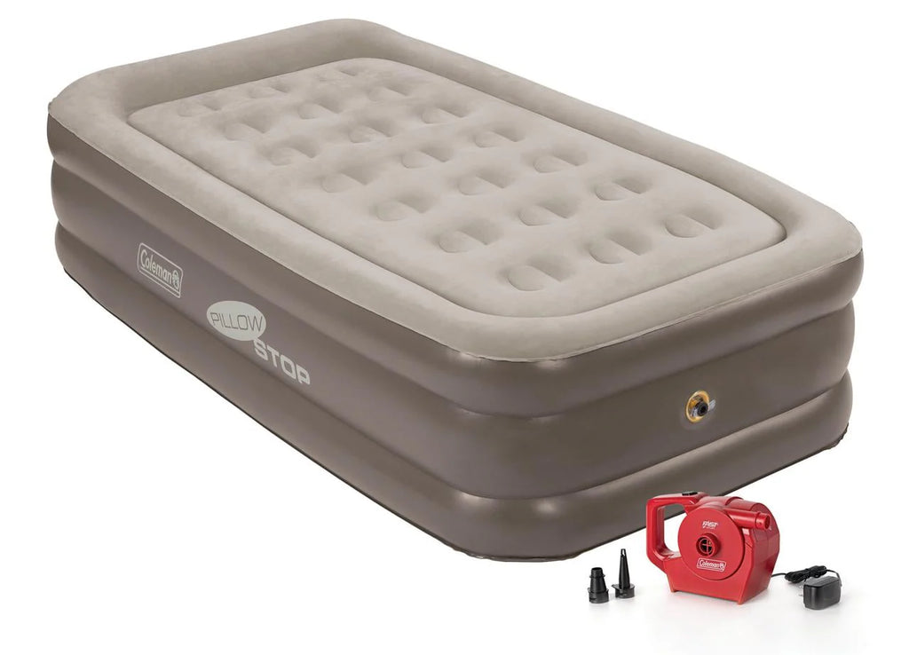 Double-High Airbed with Rechargeable Pump, Twin J227550