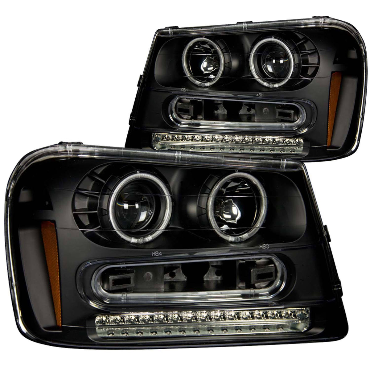 Black Projector Headlights with Halo G195663