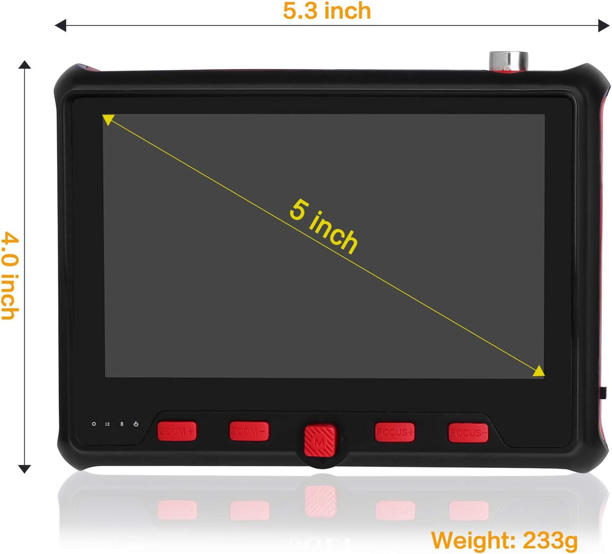 5'' Wrist CCTV Tester Analog Camera Monitor, Pack of 2 R13838