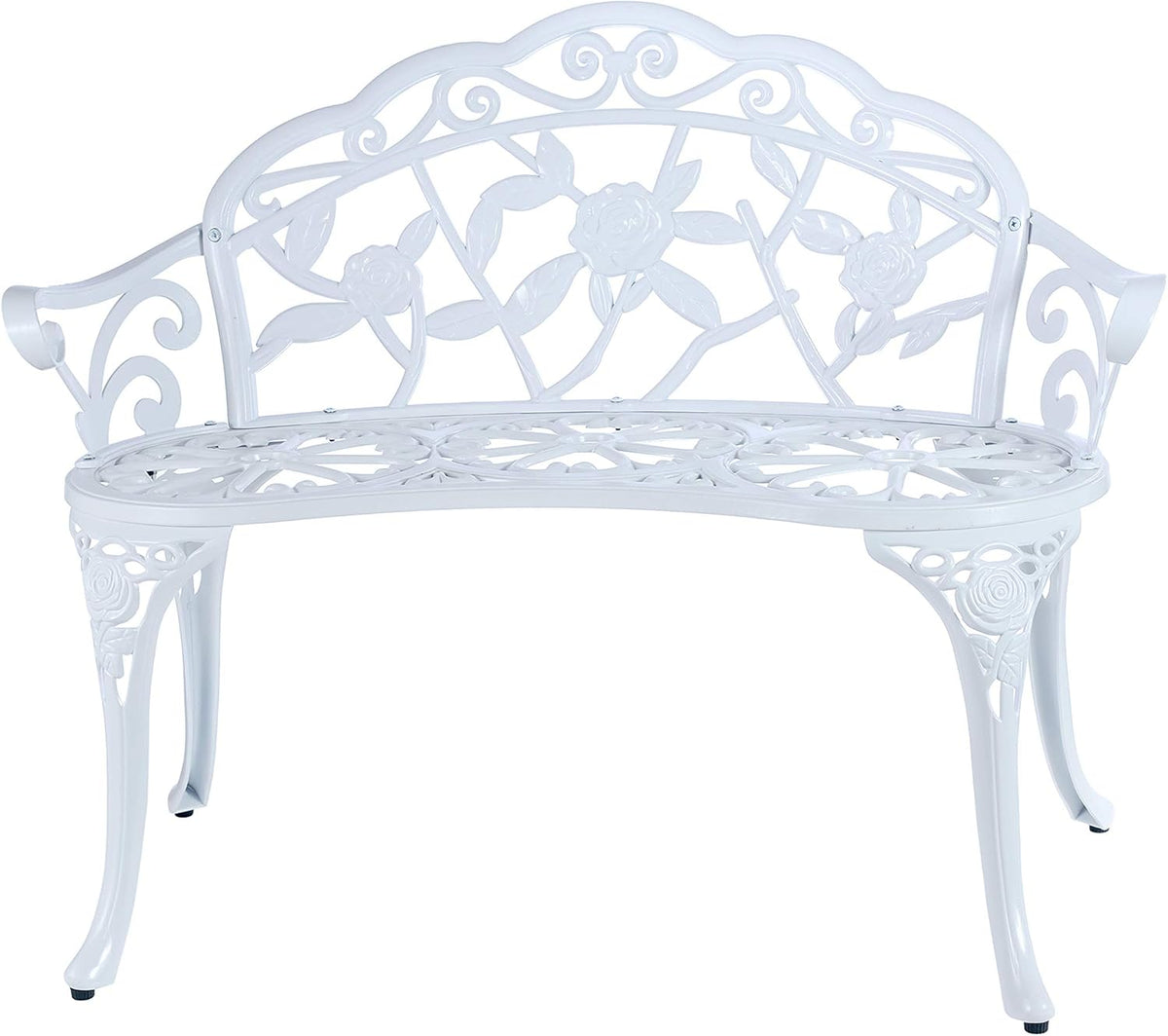 Copper Cast Aluminum Double Seat Patio Bench W39112