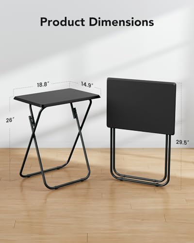 Folding TV Tray Table with No Assembly Required A76004
