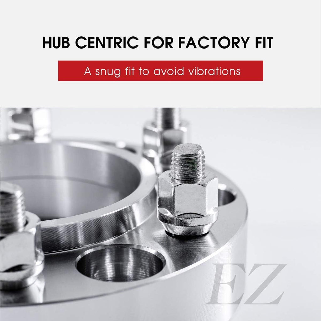 4 Hub Centric Wheel Adapters 5 Lug 130mm 1" S562