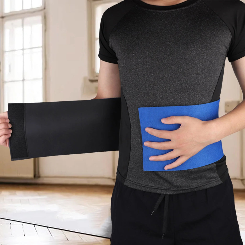 Blue Neoprene Waist Trimmer Belt I2436