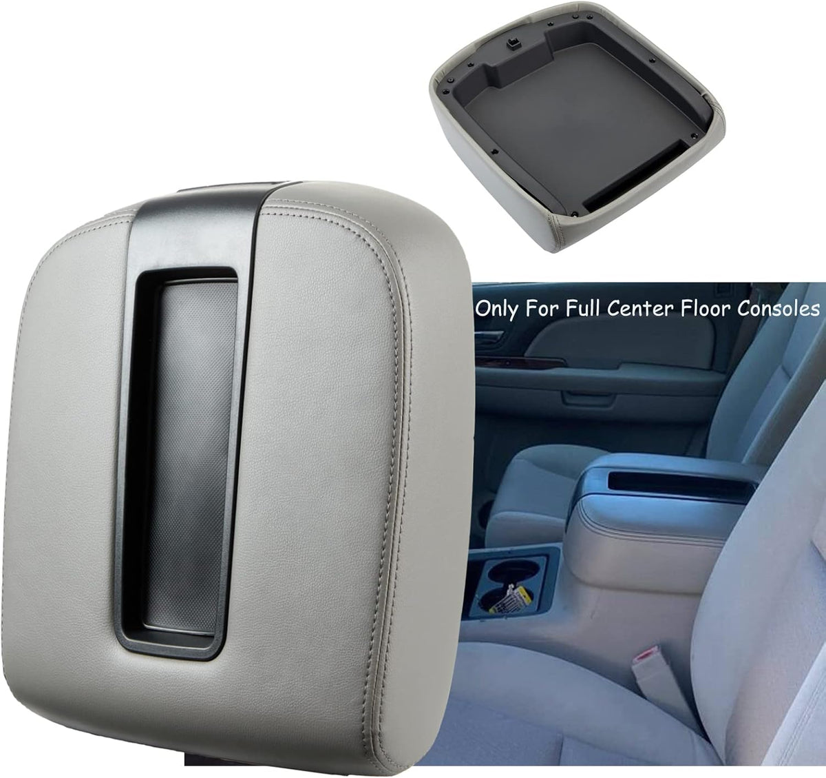 Black Pack of 2 Armrest Center Console Lid M43532