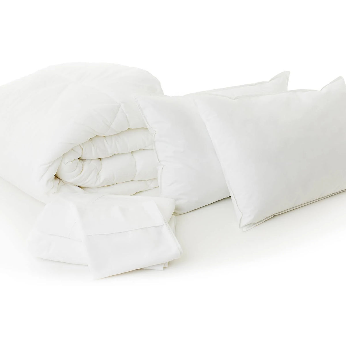 Split Cal King White Reversible Bed in A Bag C927220