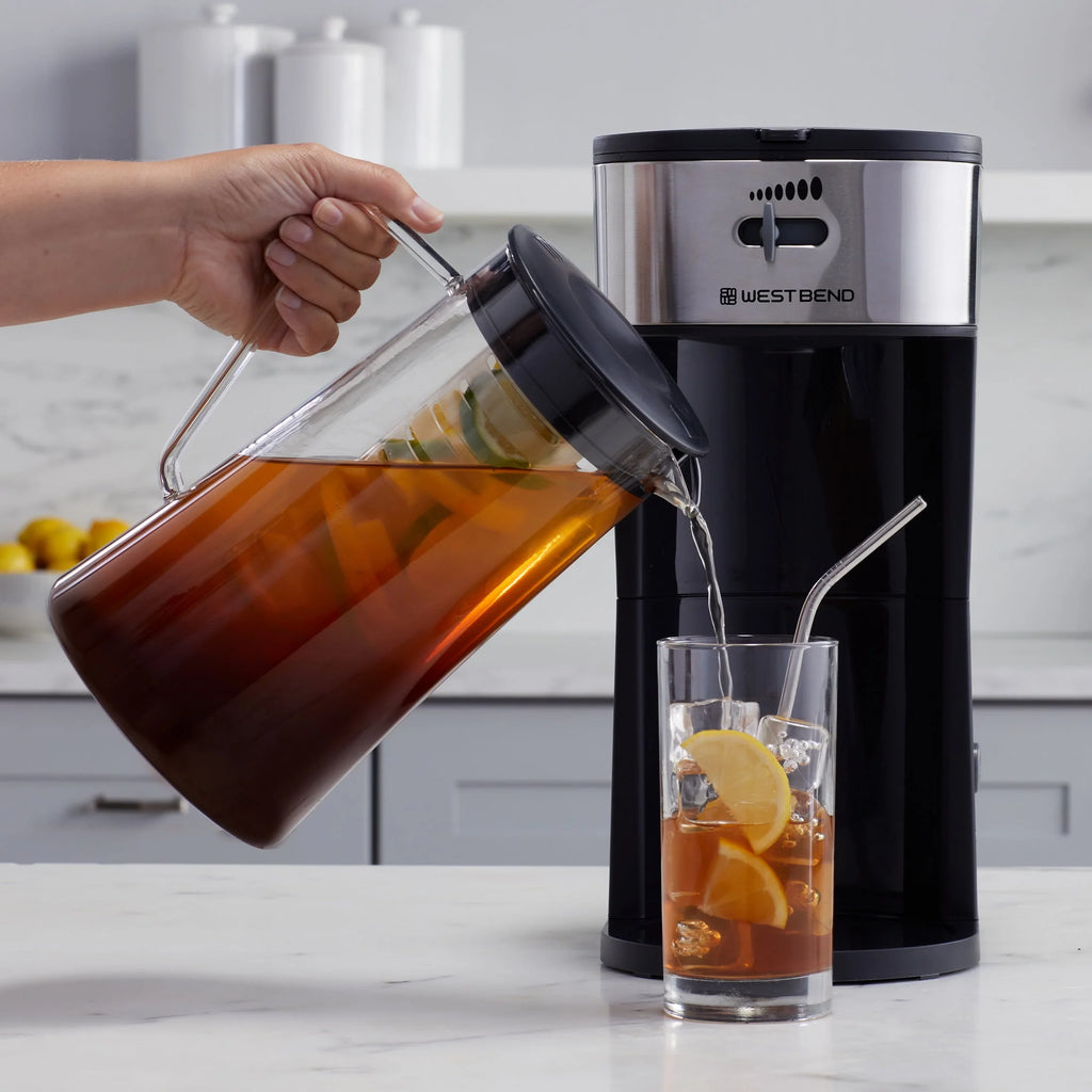Iced Coffee and Iced Tea Maker with Infusion Tube, 2.75 Qt. Black N269