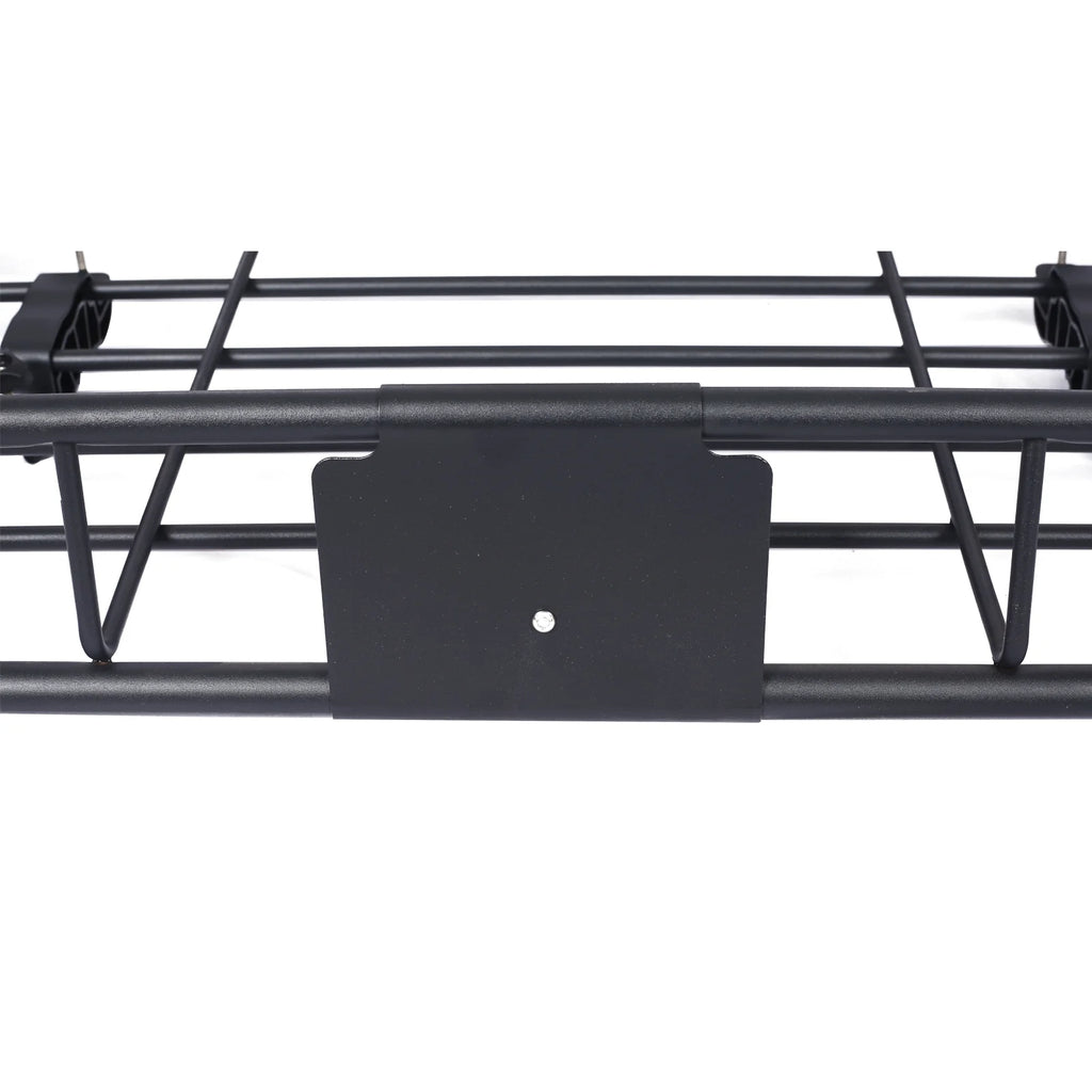 Black Steel Roof Rack Cargo Carrier Basket 43" M94583
