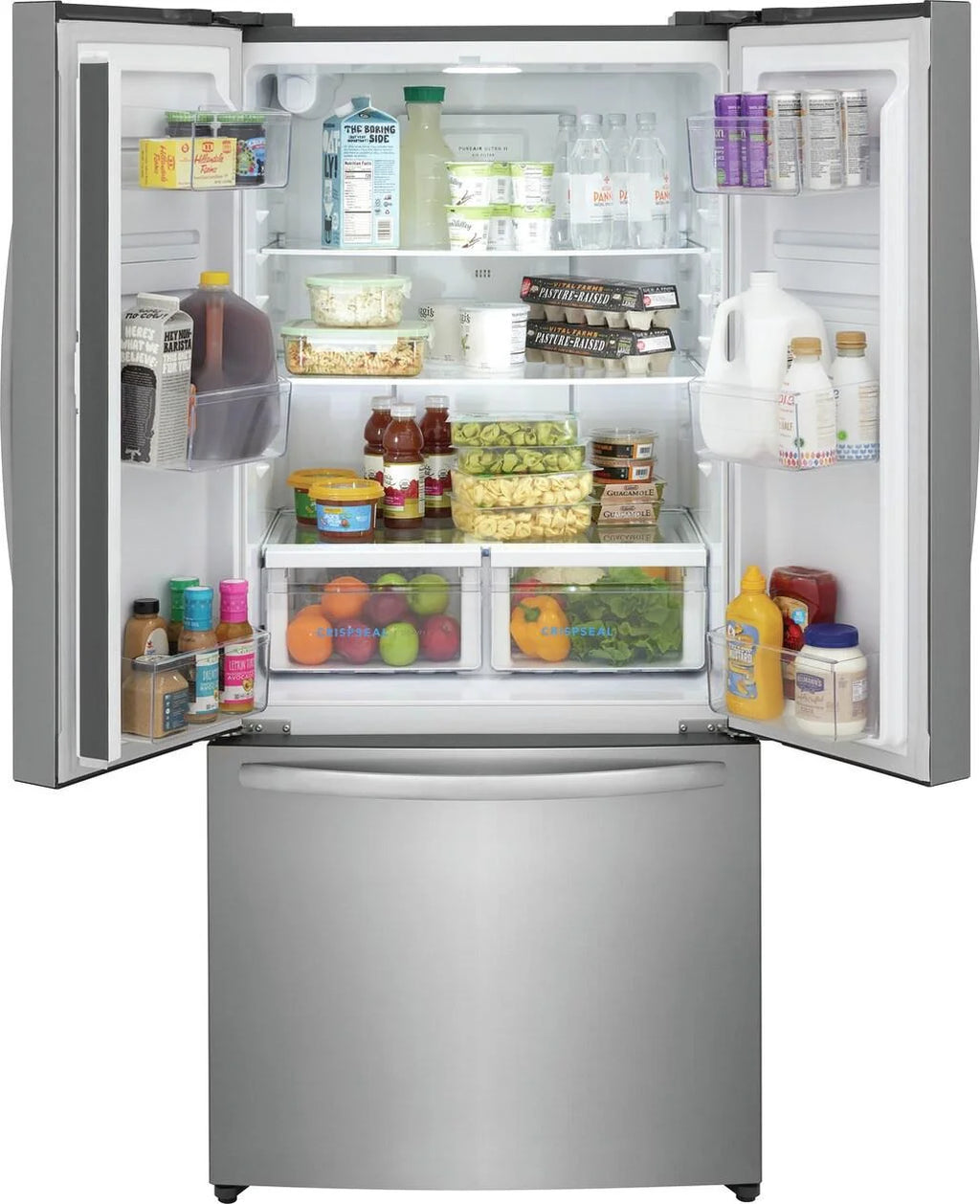 17.6 Cu. Ft. Stainless Counter-Depth French Door Refrigerator D59256