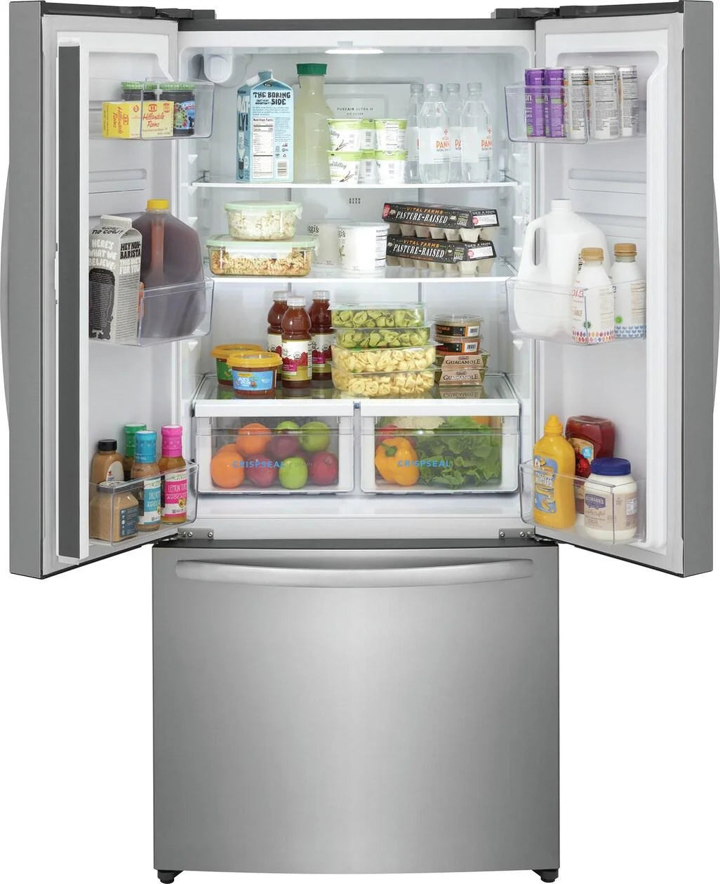 17.6 Cu. Ft. Stainless Counter-Depth French Door Refrigerator D59256