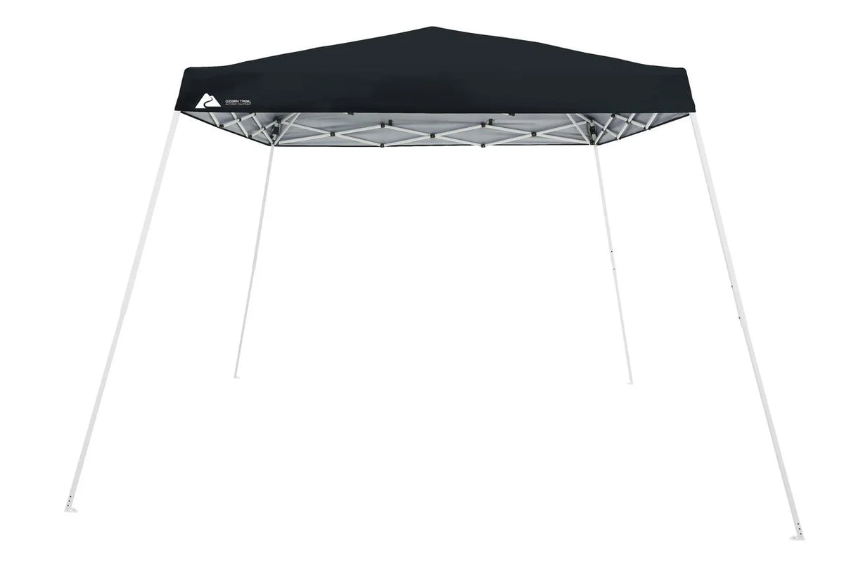 10'x10' Black Slant Leg Pop-up Canopy V9690
