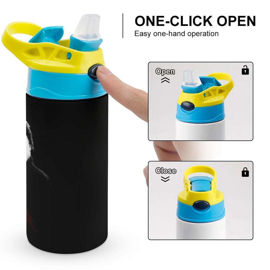 Insulated Stainless Steel Water Bottle with Straw V635580