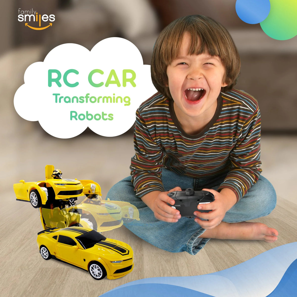 Remote Control Transforming Toy Car Robot L942167