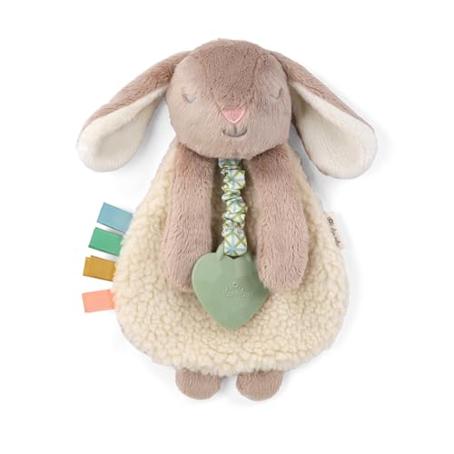 Baby Lovey with Teether, Textured Ribbons & Dangle Arms O9096