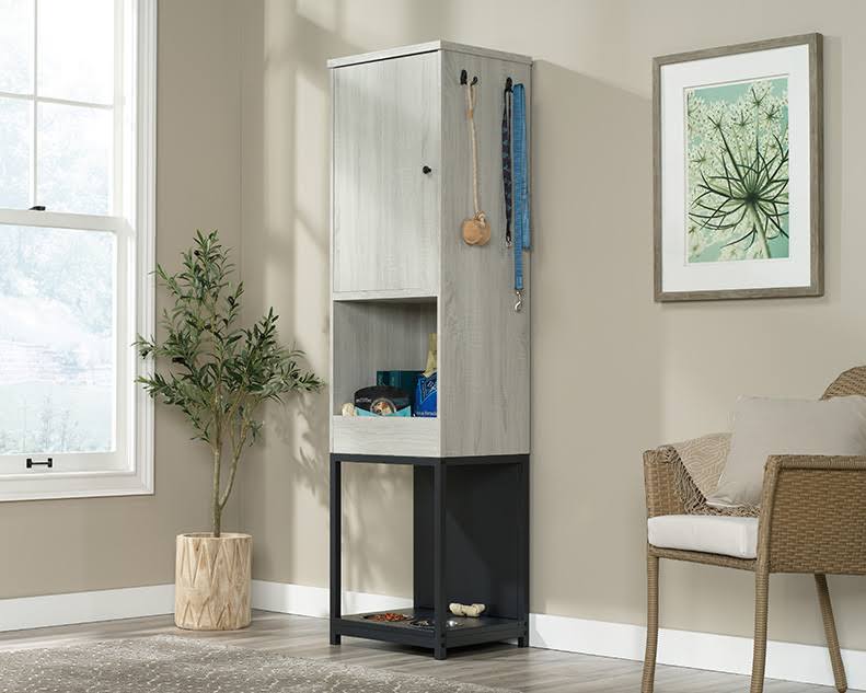 Light Oak Finish Pet Storage Cabinet Z15080