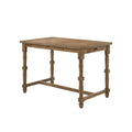 Weathered Oak Finish Counter Height Table M41652