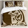 King Size Duvet Cover Set with Safari Hunting Action Image A517953