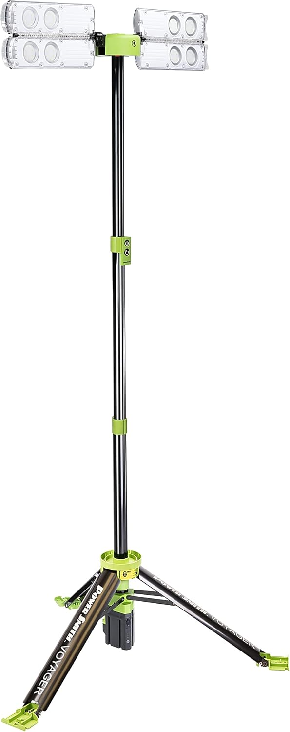 8000 Lumen Cordless Tripod LED Work Light K8590