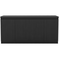Black Matte 6-Shelf Buffet Cabinet K55203