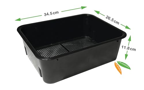 Worm Composting Bin, 4 Trays, Black M9068