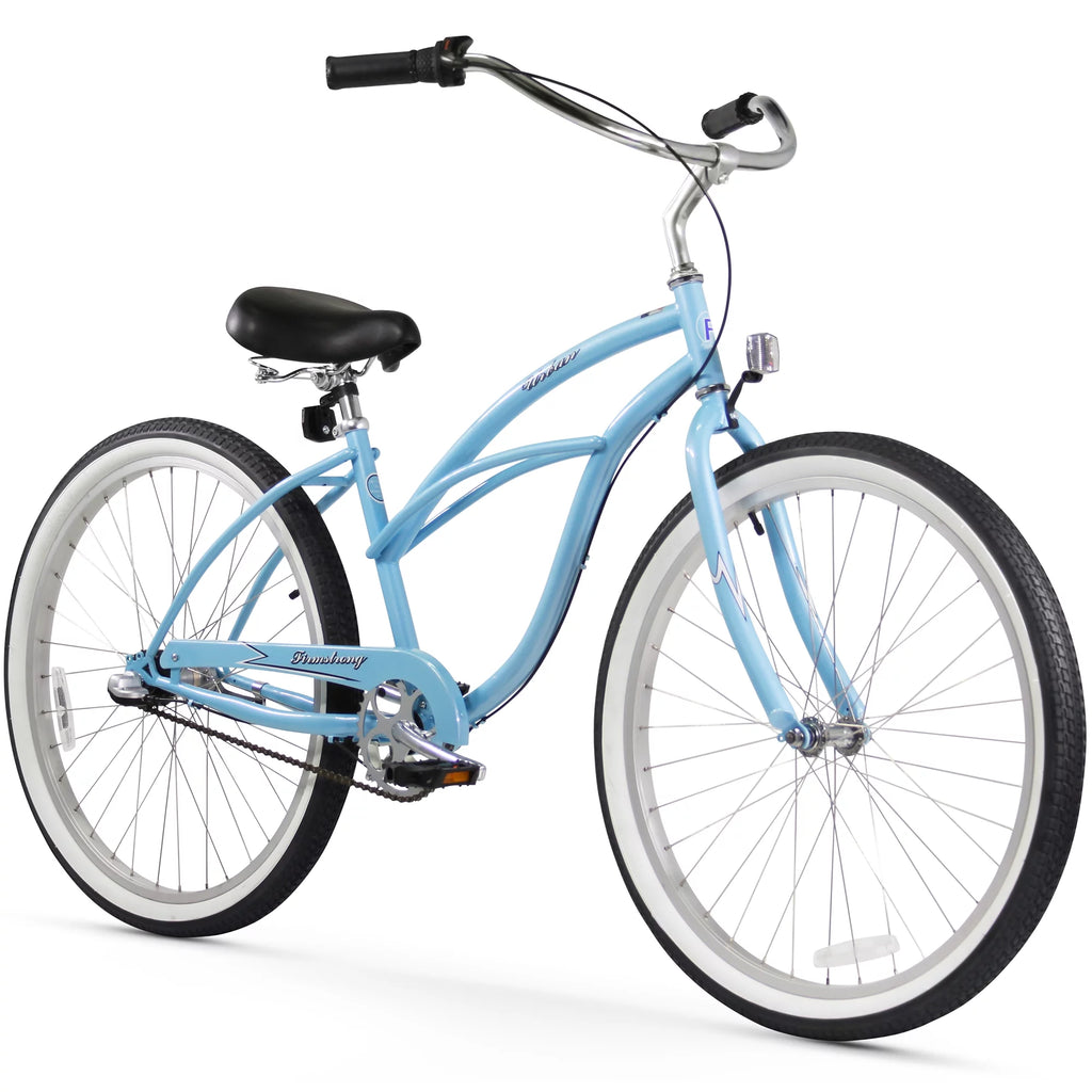 Baby Blue Three Speed Women's Cruiser Bike C64816