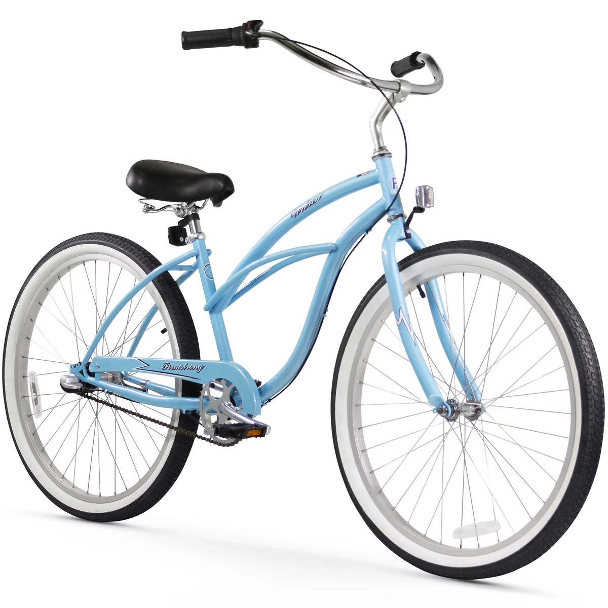 Baby Blue Three Speed Women's Cruiser Bike C64816
