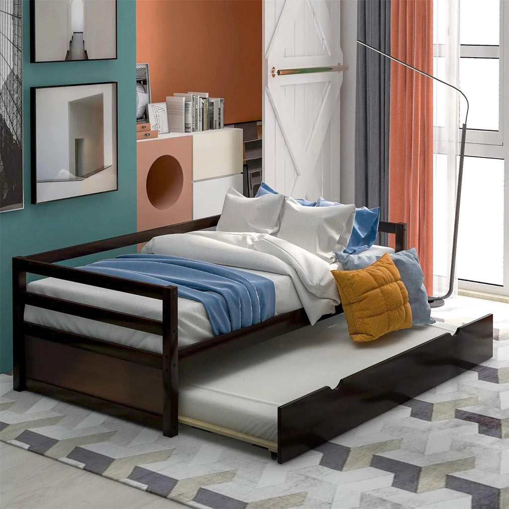 Espresso Wood Daybed Frame Q1732